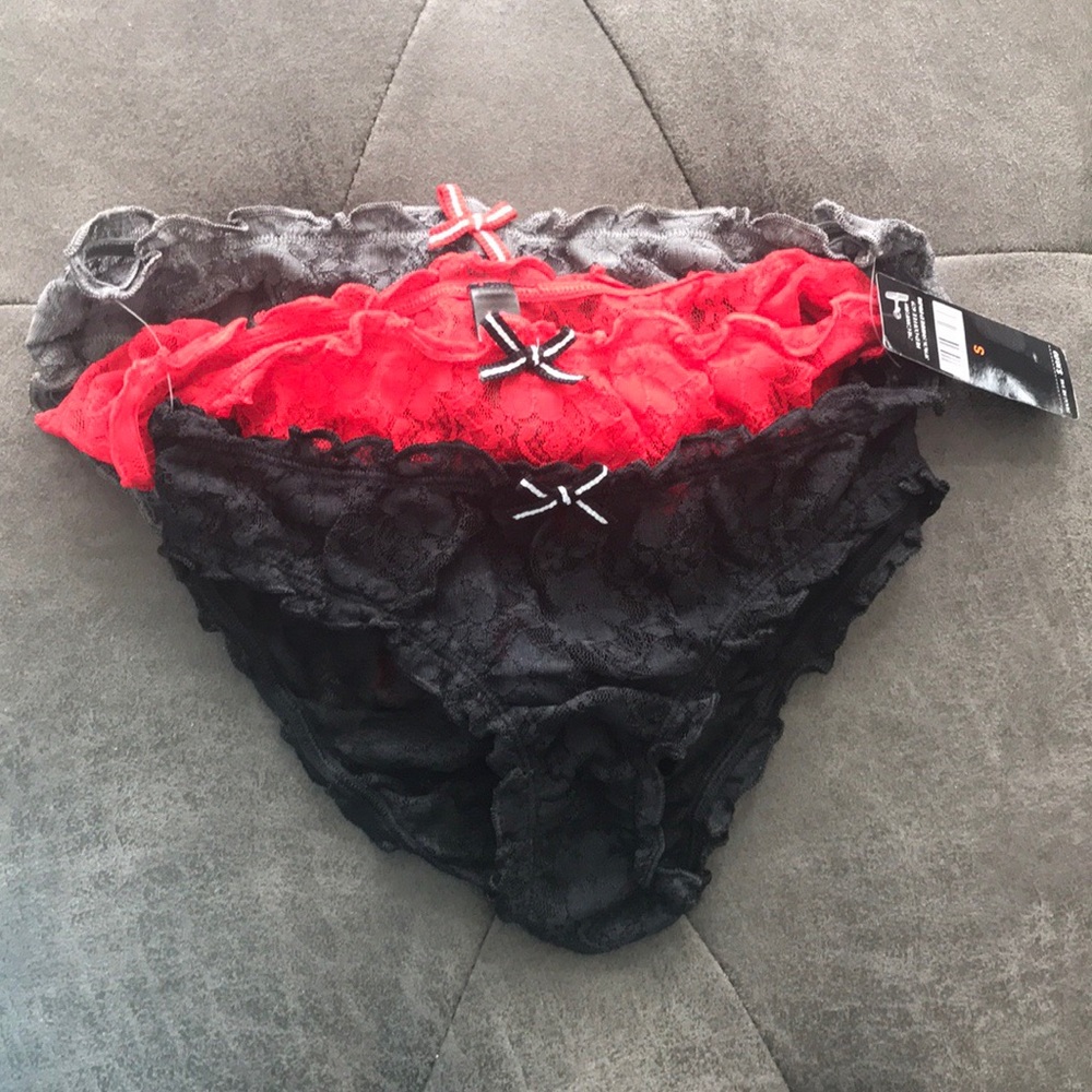 NWT Saint Eve Brand Lace Panty Set of 3